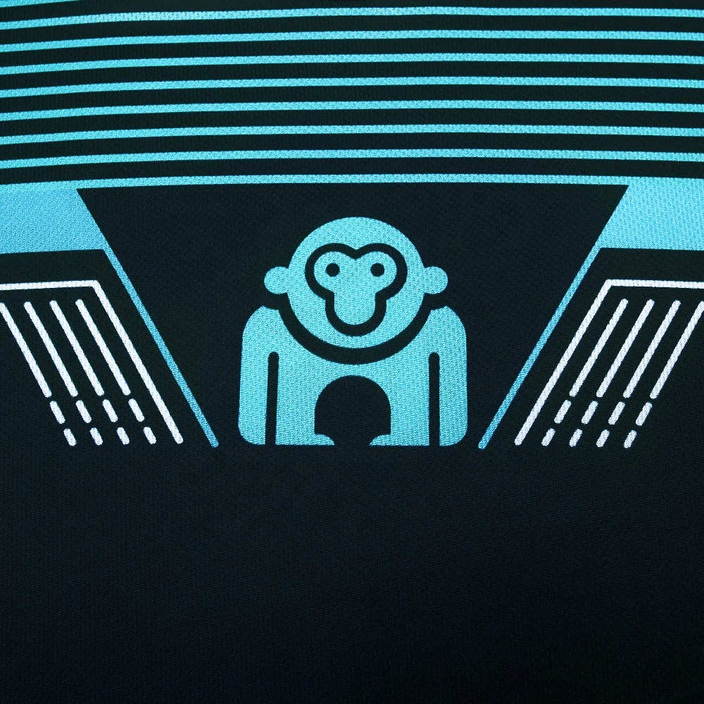 Dye sublimated running t-shirt quick dry shirt