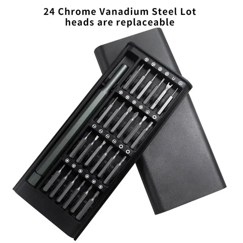 Cell Phone Pocket Precision Screwdriver Set Repair Tool Kit Multi Laptop PC 24 Bits for Iphone Samsung Xiaomi Plain OEM Head Box
