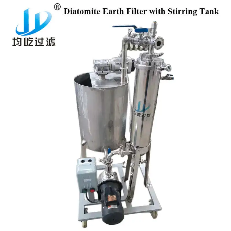 Large Diatomaceous Earth Filter System For Beer