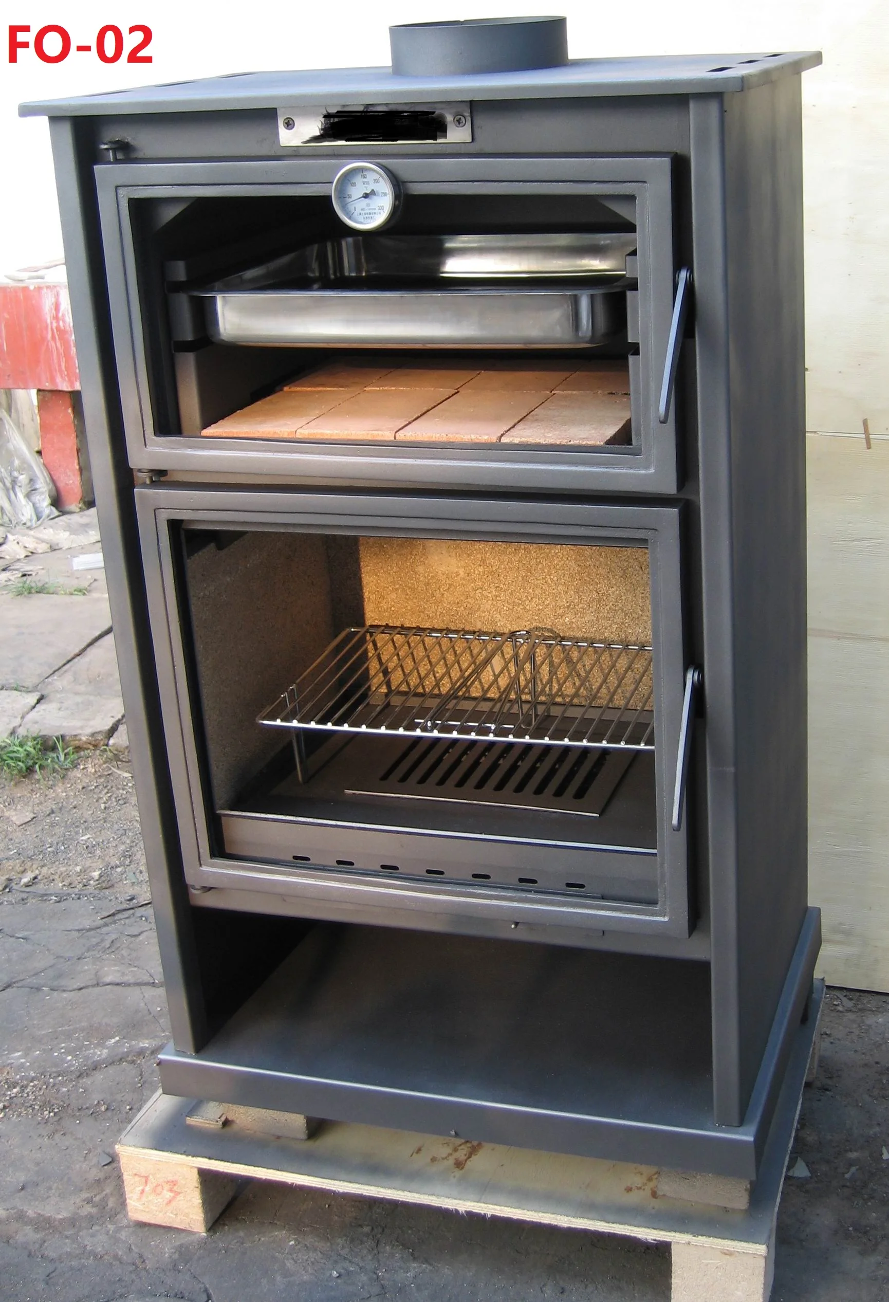 steel cooker stove wood burning stove multi fuel fireplace with oven