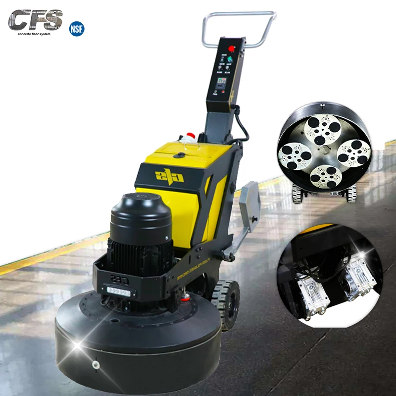 600kg heavy duty concrete floor prepared grinding and polishing machine grinder