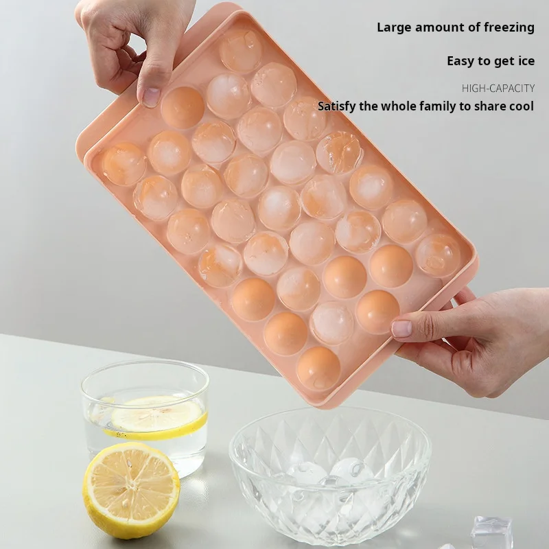 Y805 Ice Cube Tray Balls,round Ice Ball Maker Mold For Freezer,sphere Ice Cube Tray Making 1in X 33pcs Circle Ice