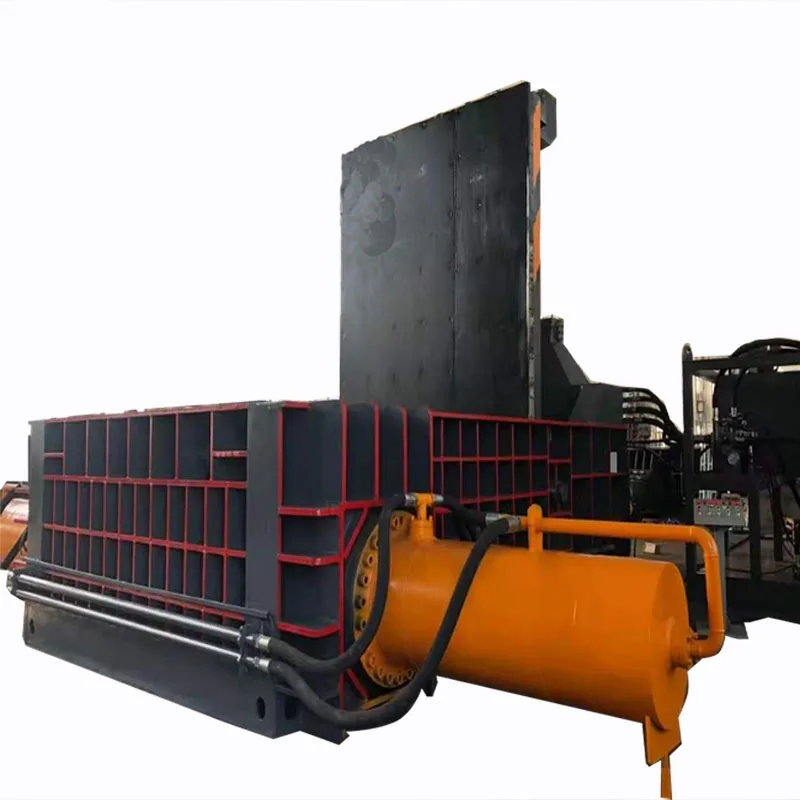 fully automatic hydraulic piston waste car and truck baling press machine