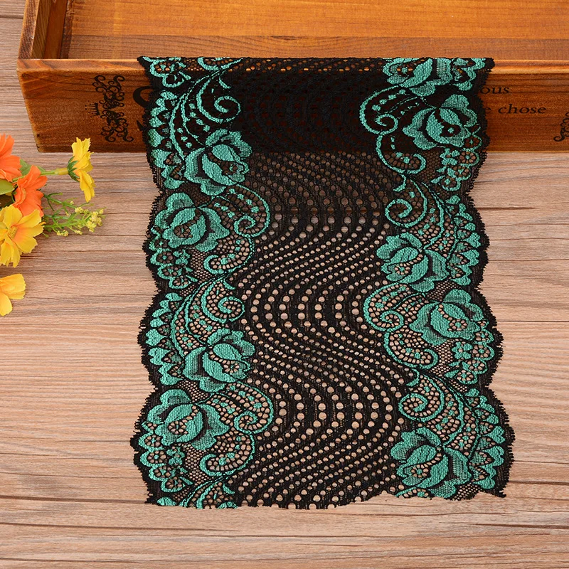 LS005 Manufacturer Wholesale New Nylon Spandex Lace Trim Multicolor Lace Fabric For Underwear Clothing Wedding Dress