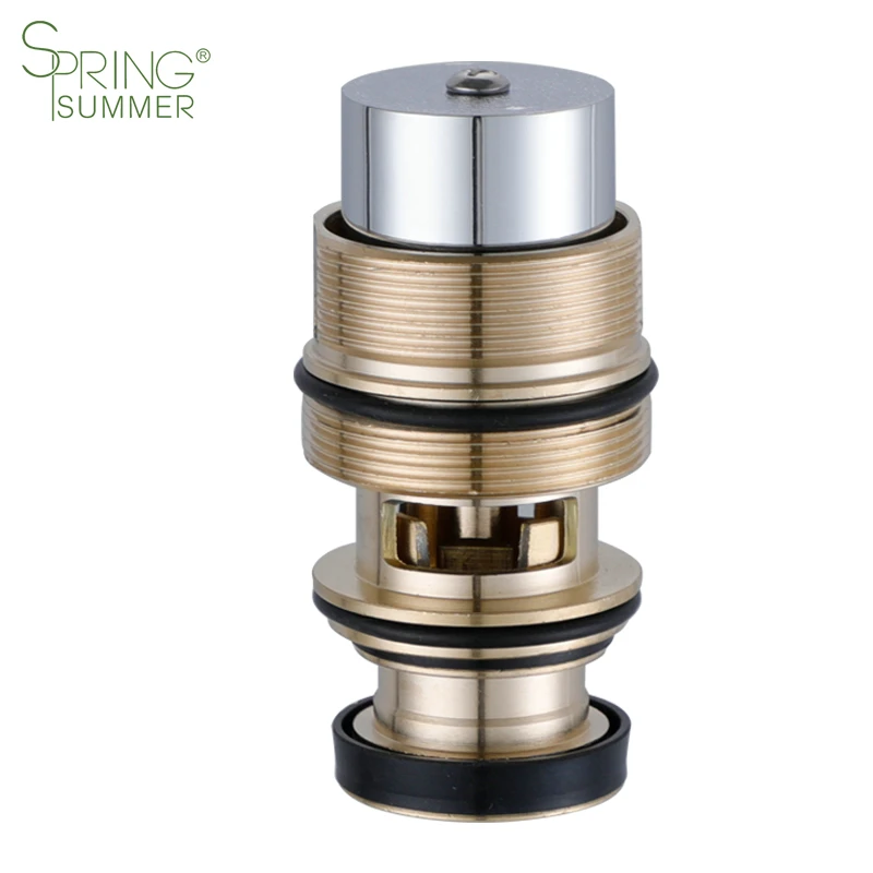 Concealed Pedal  Toilet Flush Valve  Core, Button Concealed Flush Valve For Toilet Spindle Cartridges