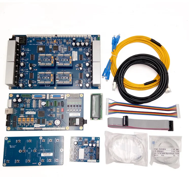 network type board set I3200 4 head carriage board mother board kit for i3200 printhead dtf inkjet printer