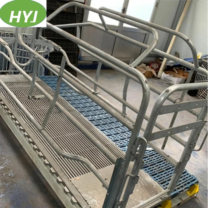 PVC Board Pig Farm Covered Farrowing Crates For Sale European Style