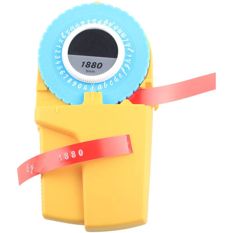 Новый 3D DIY ручной производитель этикеток 9 мм для Dm 1880 тиснение пластиковых пвх руководство
