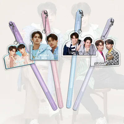 Оптовая продажа, гелевая ручка kpop для печати фотографий, Офисная деловая ручка для знаков