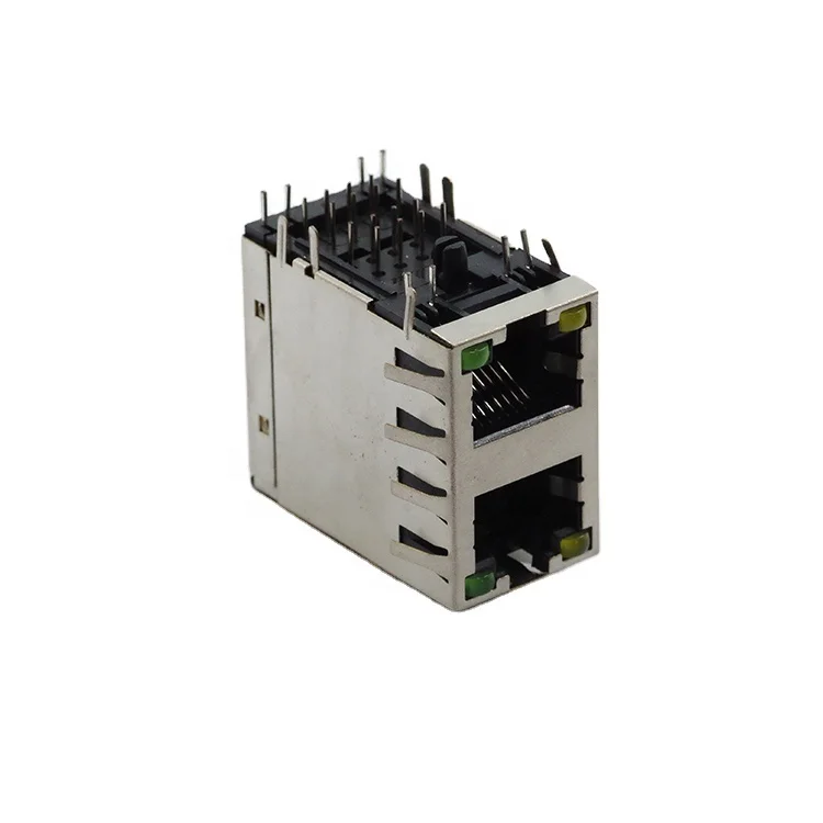 Female Gender and RJ45 Coupler Splitter Connector irregular female rj45 connector 8p8c with metal shielding