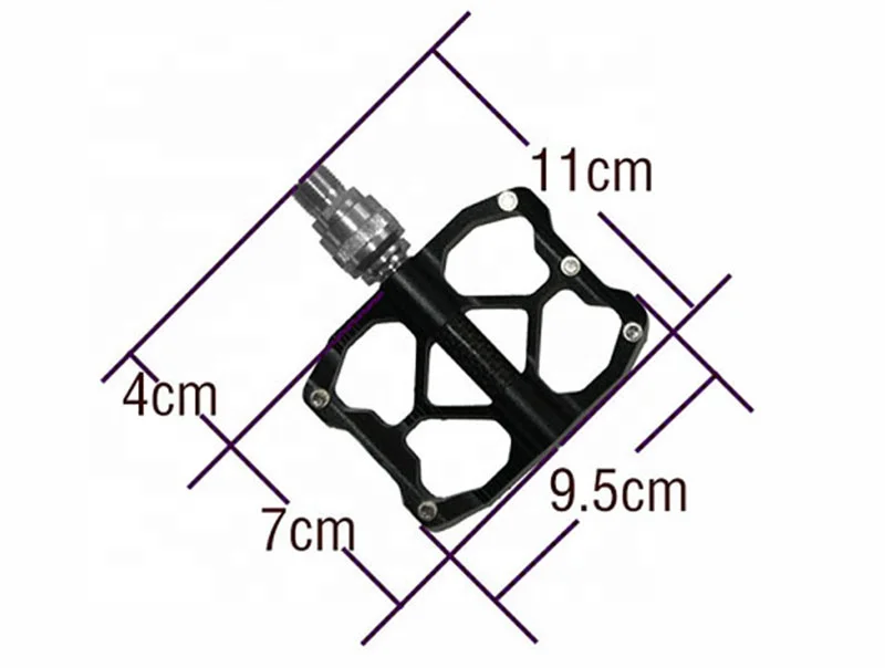 Comeplay titanium alloy CNC double-sided quick-release pedal for folding bike