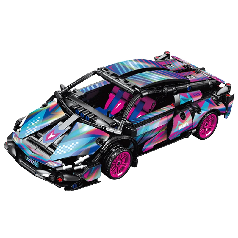 Technical Racing Sport Car 586pcs Model Building Blocks City Mechanical Speed Vehicle Supercar Brick Puzzle Toys Kid Adult Gift
