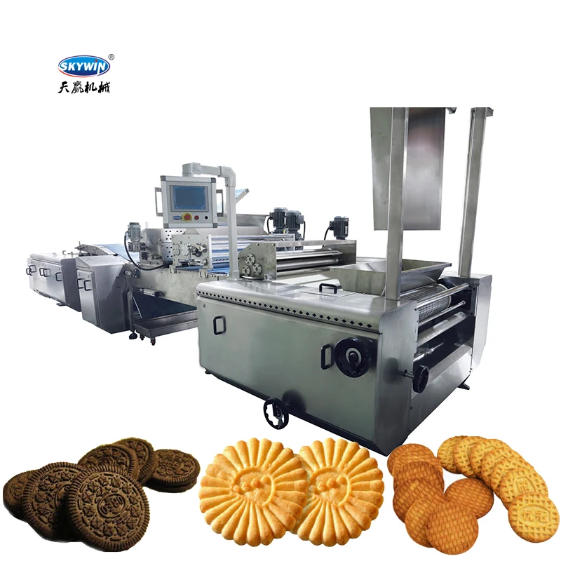 Automatic Biscuit Production Line Crackers Biscuits Machine Laminator Machine For Hard Biscuits