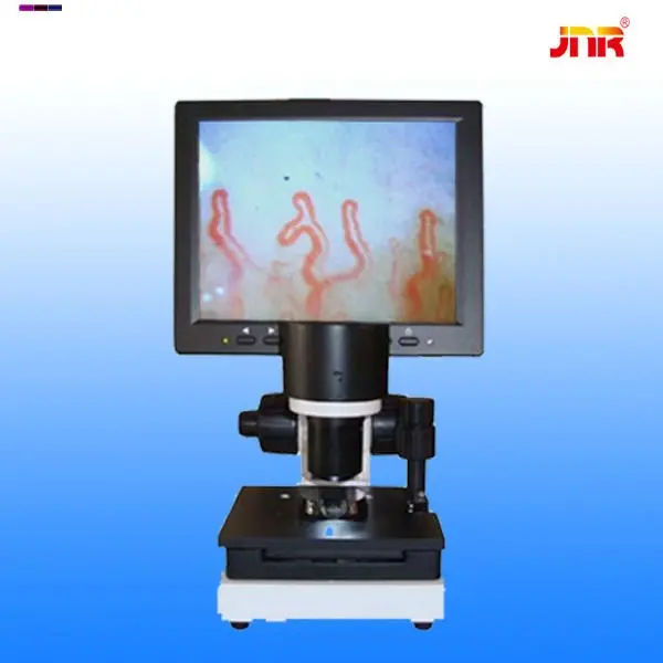 LCD Digital Microscope Microcirculation Biological microscope for Blood display Nailfold Capillary XW880