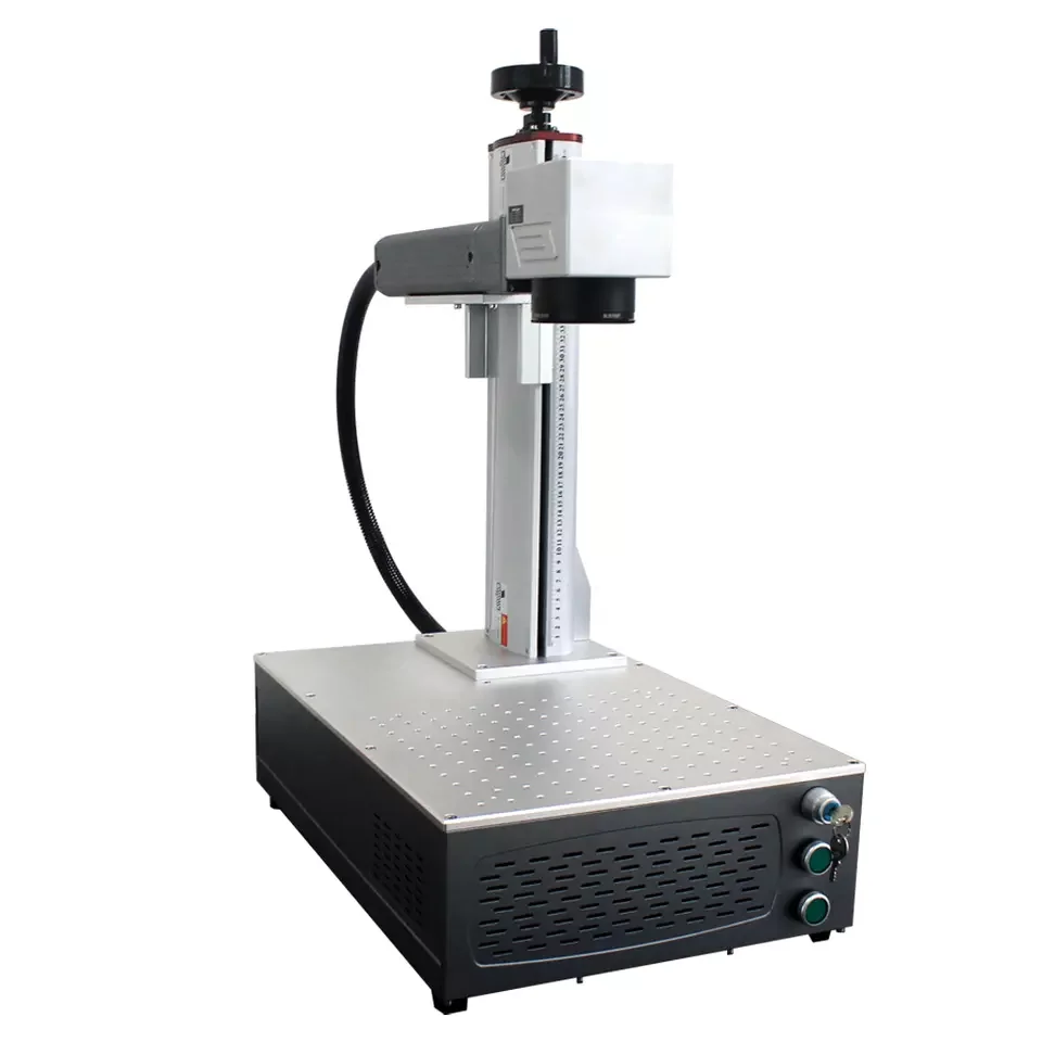 TIPTOPLASER fiber flying laser marking machine 20w 30w 50w 100w 3d metal optical fiber laser marking machine