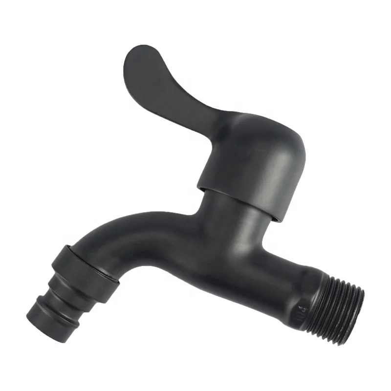black outside sus304 bibcock wall black color 304 stainless steel quick open bibcock taps
