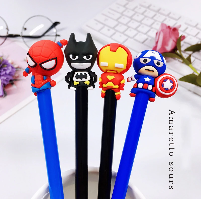 Creative Hero series Superman Spider Man Bat man Notebook Student Cute Cartoon Notebook set for Boys Children gift