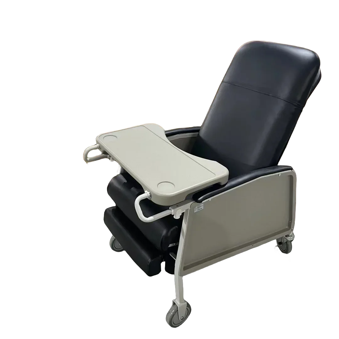 Cheap price hospital patient accompany reclining armchair multi-position elderly manual recliner chair
