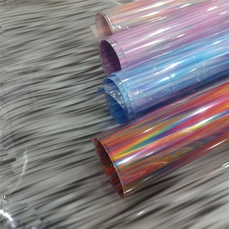 Wholesale TPU film for decoration table mats and handbags Transparent gradient
