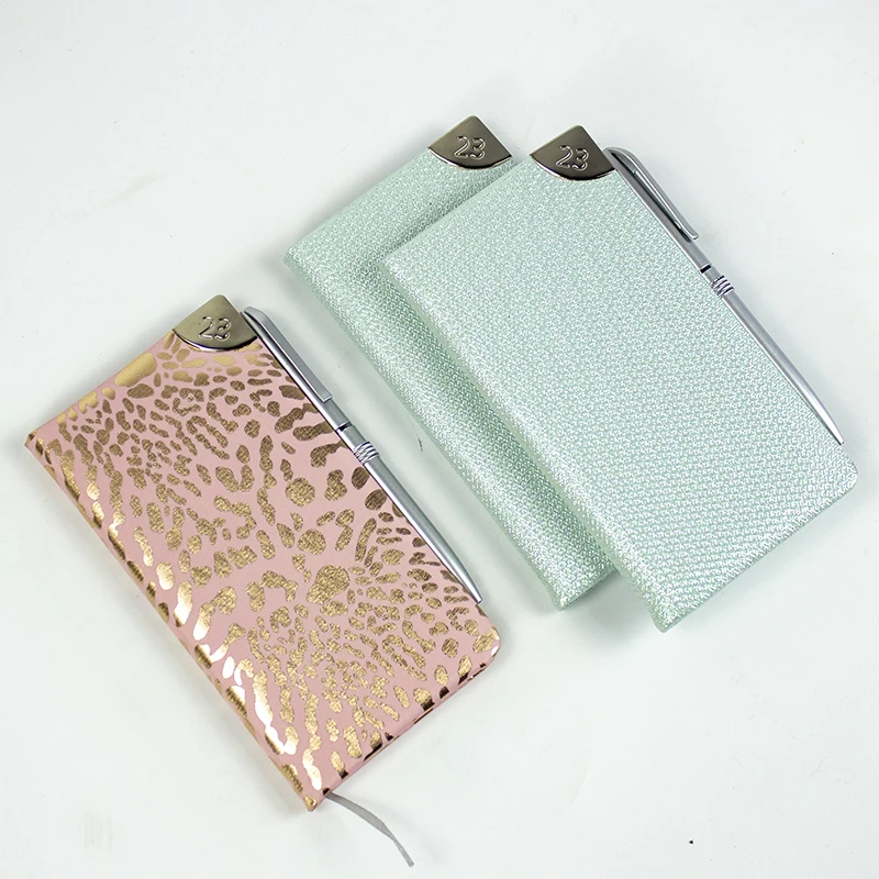 Custom 2022 mini planner 2022 gold manifestation planner daily  journals with customized logo