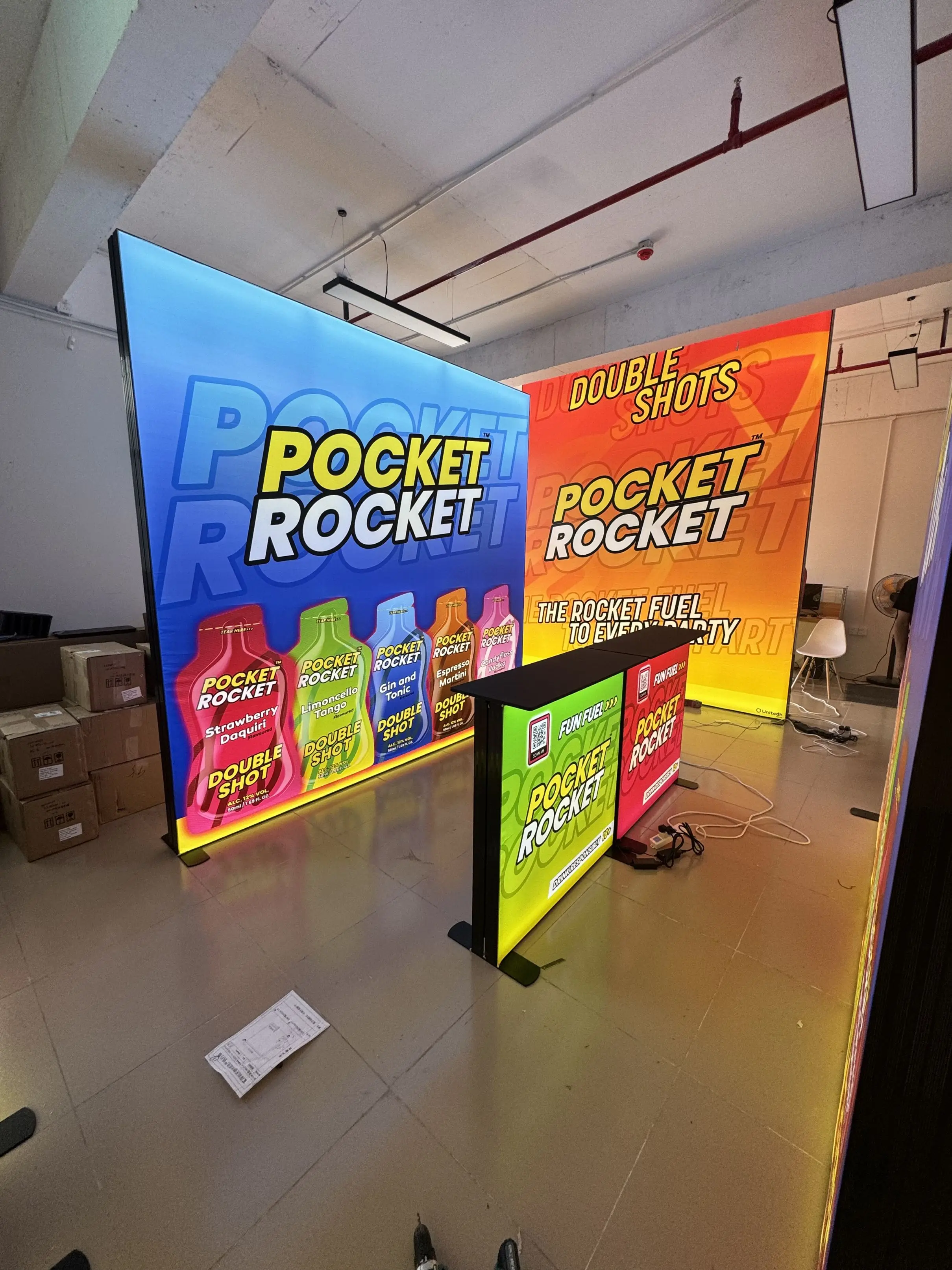 High Quality Quick Setup Portable  Trade Show Equipment Display Light Box ExhibitionLED BoothExhibition Booth