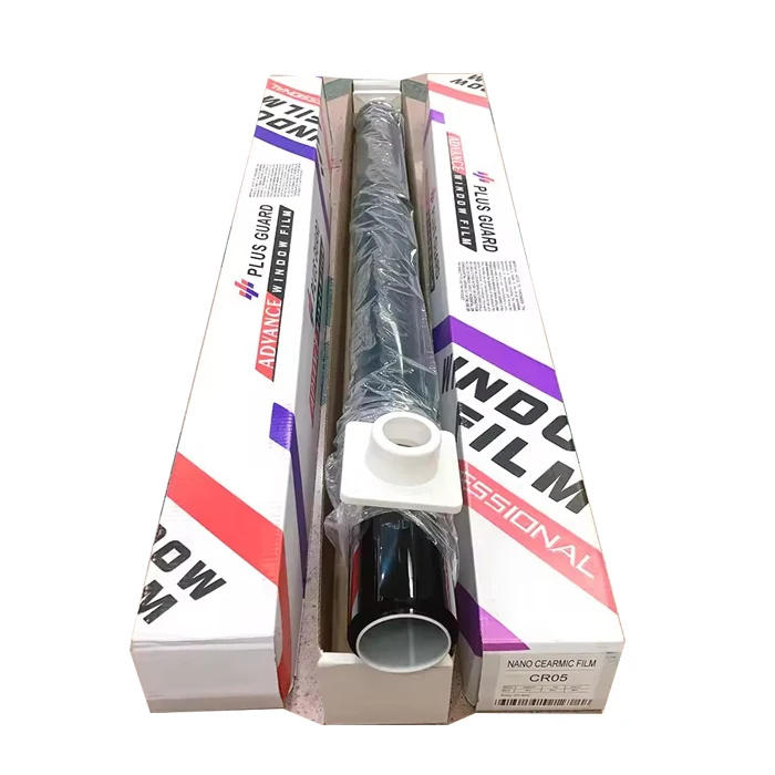 Solar Tint Films Roll Manufacturer Warranty UV 100% Window Tint Film Car Window Smart Glass IRR 97% Nano Ceramic Black PET 