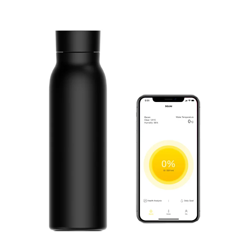 Top Seller Smart Drinkware Thermos Manufacturer Self-cleaning UV Thermal Water Bottle Kitchen Accessories Minimalist Office