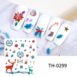 Christmas nail stickers 2021 art nail stickers art halloween 3d nail sticker