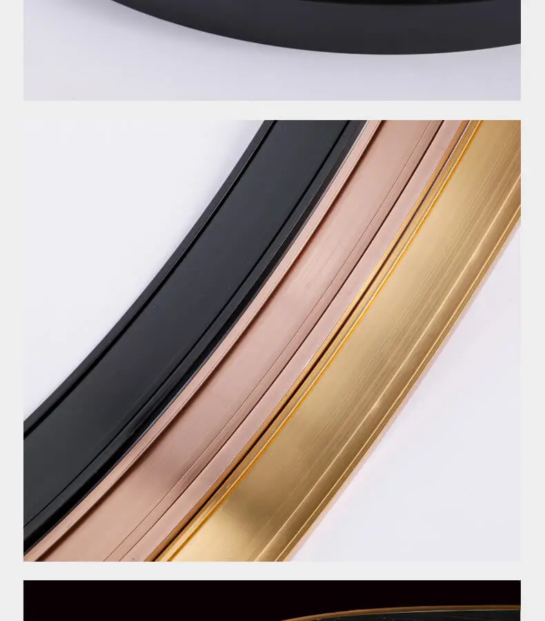 Aluminum Alloy Frame Line the Metal Wiredrawing Advertising Posters Edge Profile Manufacturers Selling License Frame Mirror