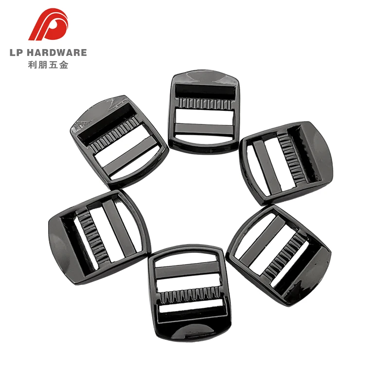 Heavy adjustable slide buckle metal ladder lock buckle 1 inch 25mm slide for backpack strap