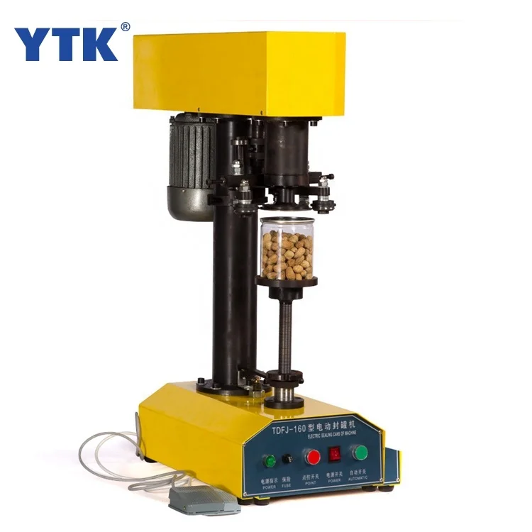 Automatic Type Desktop Food Can Seamer Double Motor Ring Pull PET Tin Can Portable Electric Sealing Machine