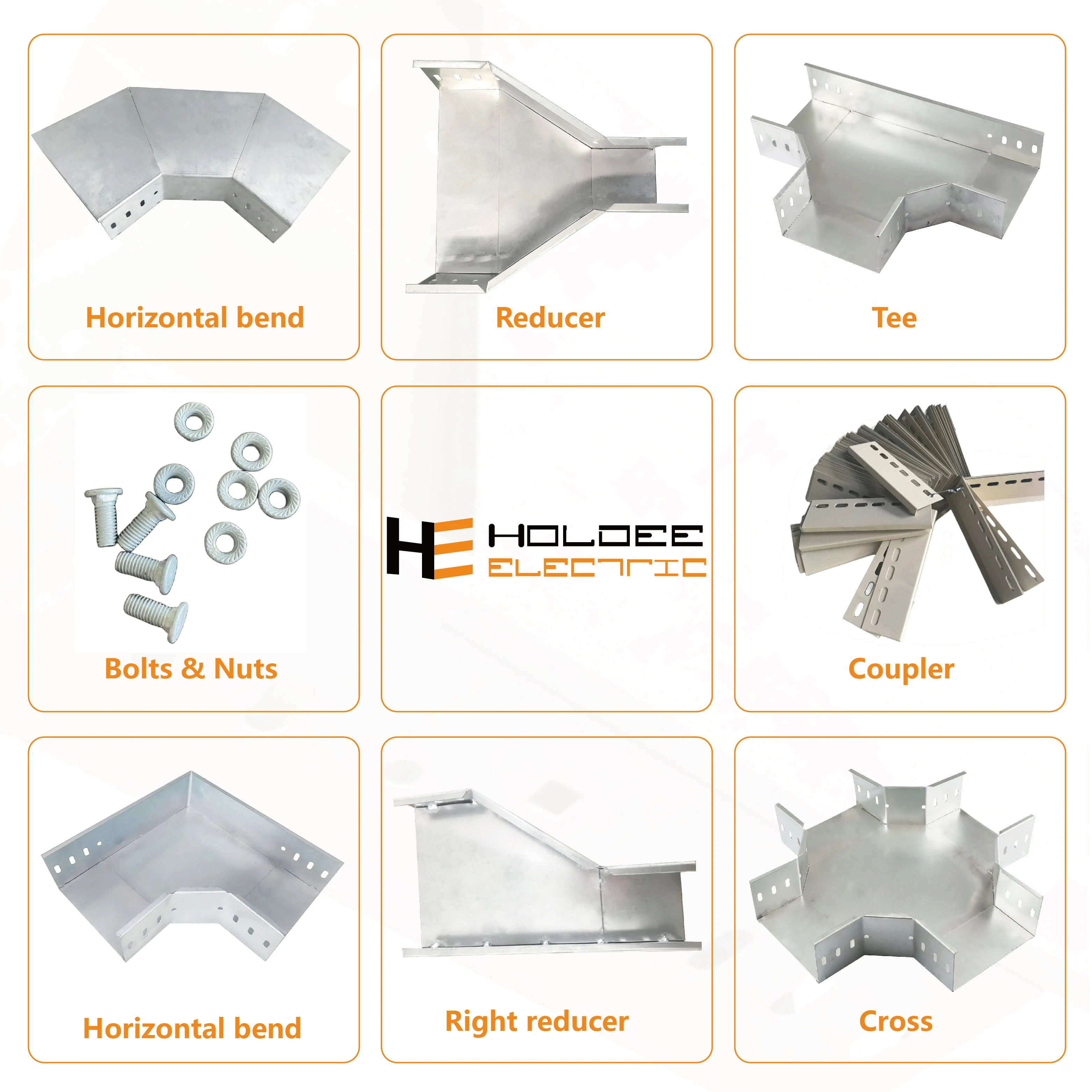 electro galvanized cable tray/gi cable duct/metal trunk