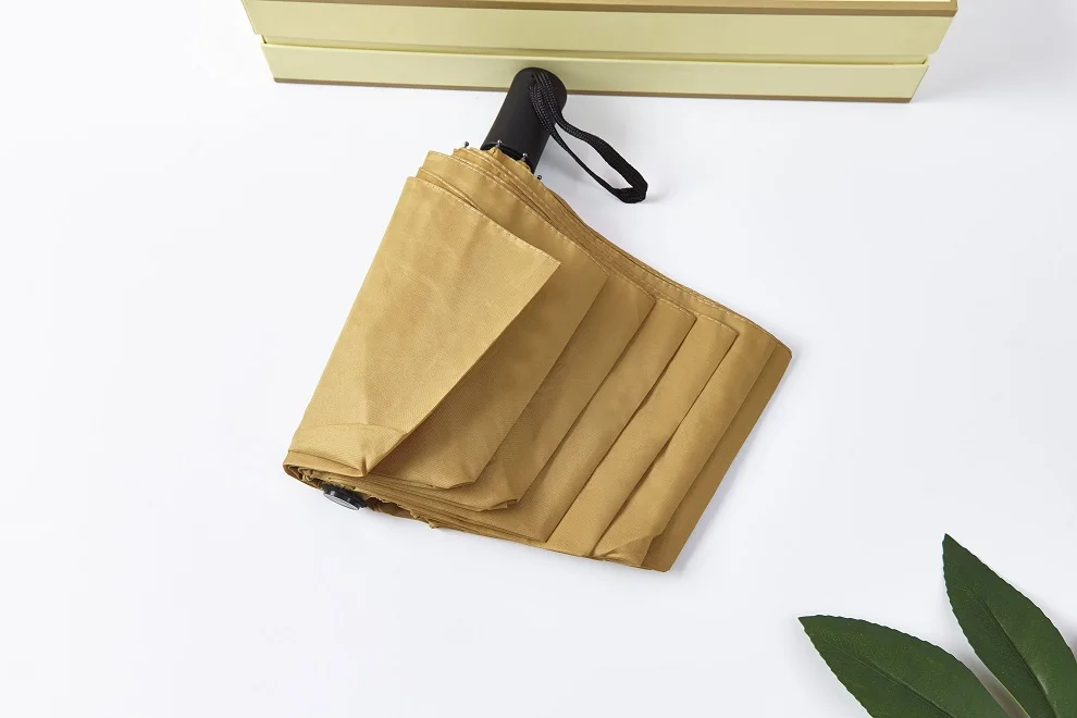 Складной автоматический зонт-дождевик с логотипом на