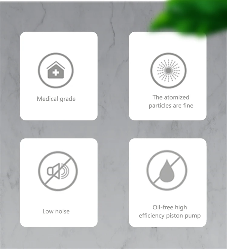 Health Care Mini Handheld Portable Inhale Nebulizer Silent Ultrasonic in Labor Nebulizador Children Adult Rechargeable Auto