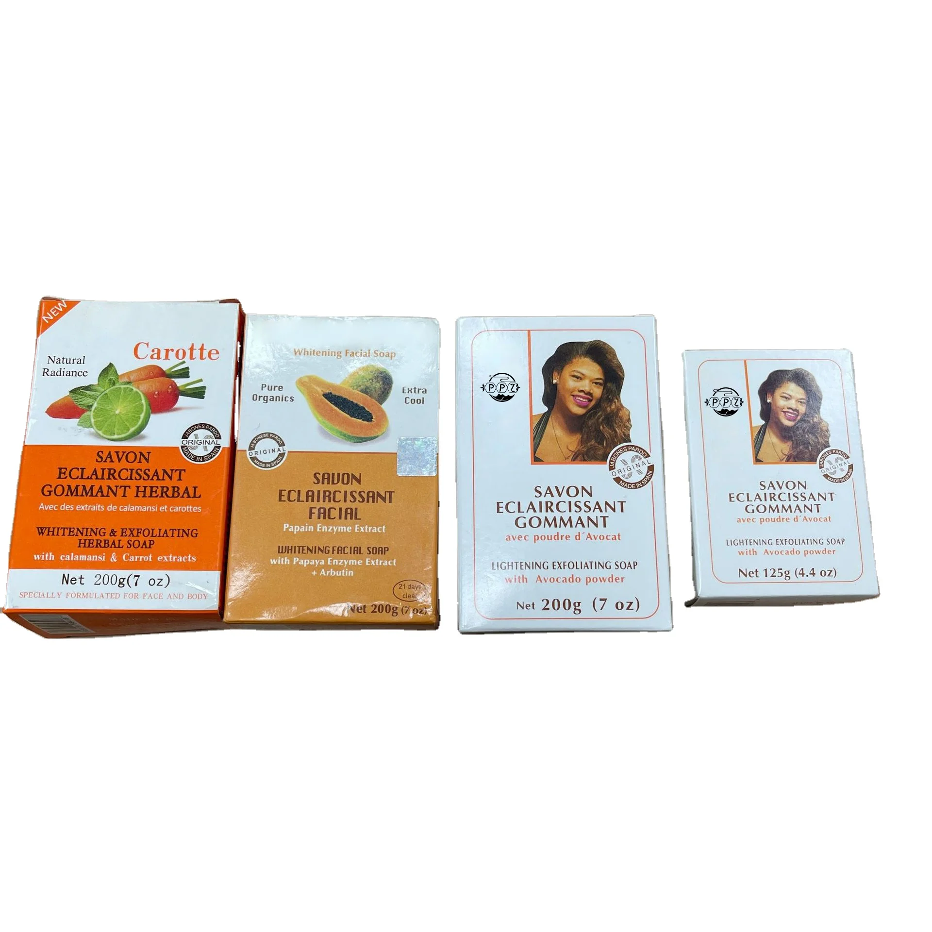 Wholesale Original Idole Brand 200g Idole Papaya Soap for Bath Fresh Body Skin Whitening Facial Soap Papaya Savon face soap bar