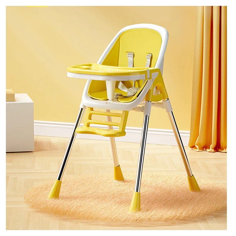 Latest 4 In 1 Foldable Plastic Adult New Baby Eat High Dining Chair For Dining With Wheels For Child