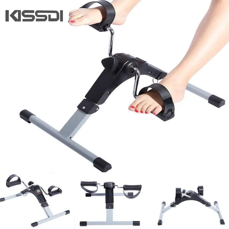 Portable Mini Cycle Pedal Exercise Bike health training  Folding Petal White Mini Exercise Bike