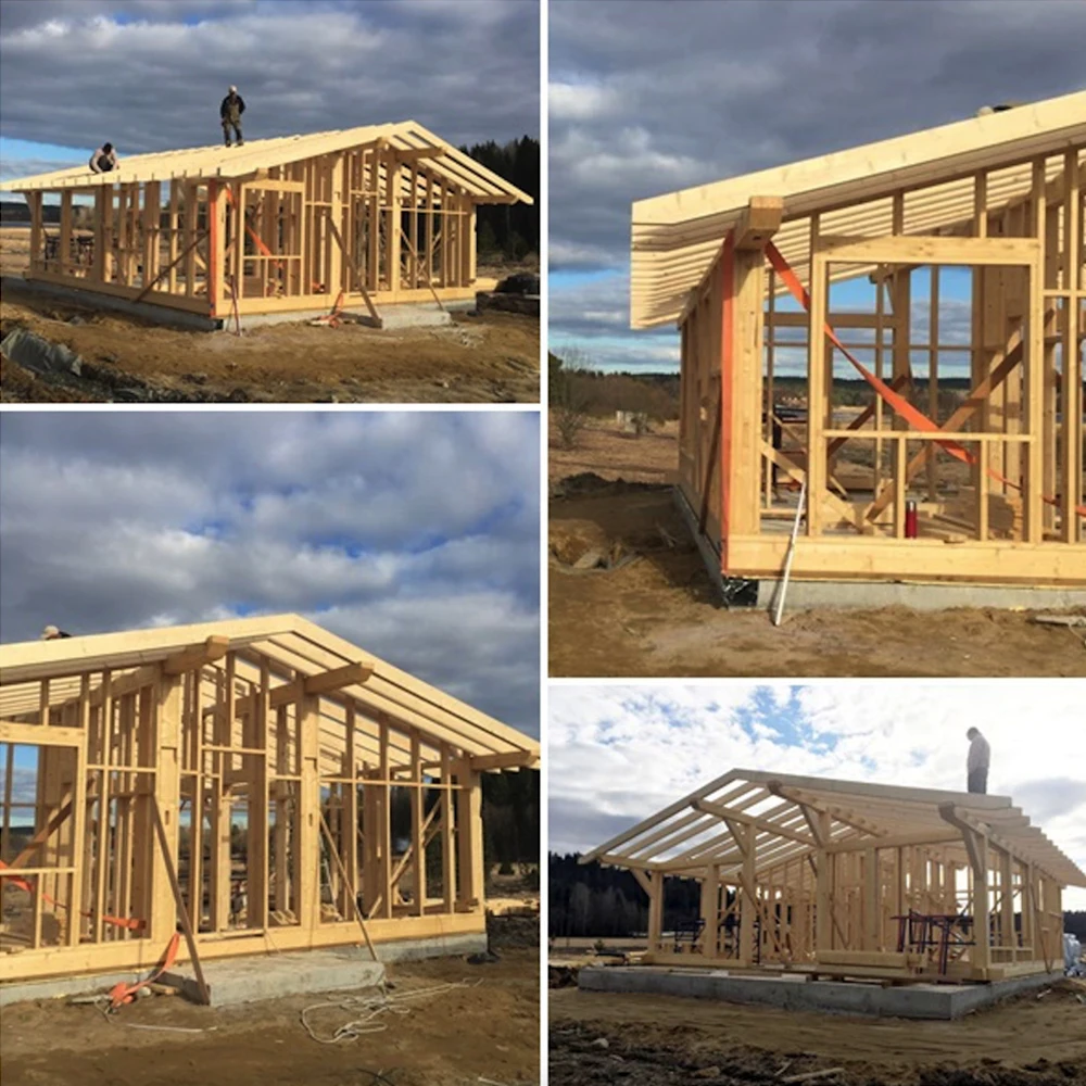 Casa Prefabricada Export Modernas Houses Customized Color Luxury Prefabs Homes Hous Kit Usa