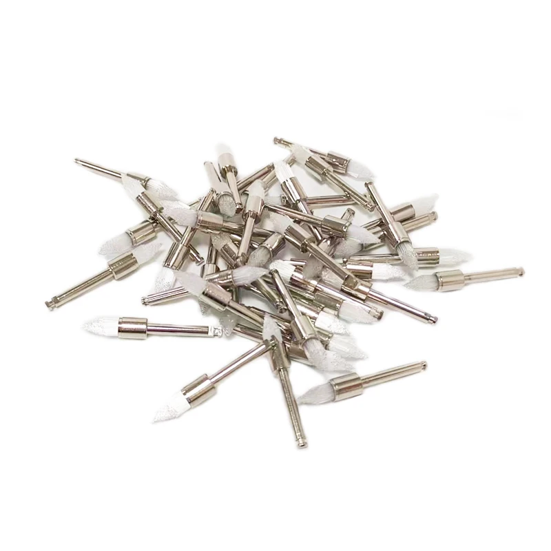 Dental Lab Nylon Small Latch Polishing Polisher Prophylaxis Soft Brushes Dentist Products 0.6cm Brus