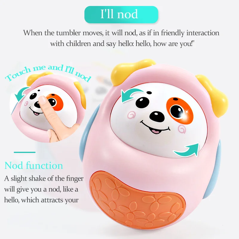 Детская Удобная игрушка, Детская образовательная игрушка-стакан, милый щенок