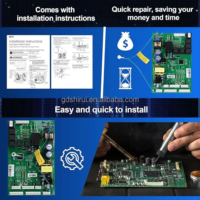 2025 new design Cambodia hot sale refrigerator control panel  with refrigerator board