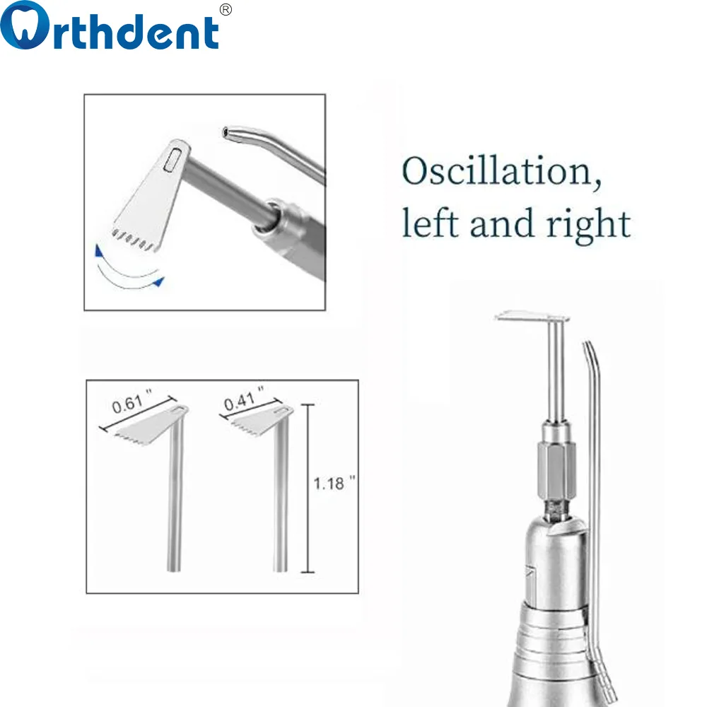 Dental Surgical Saw Handpiece Implant Reciprocating Operation Manual Cutting and Separating Bone With Stainless Steel Body 1.8mm