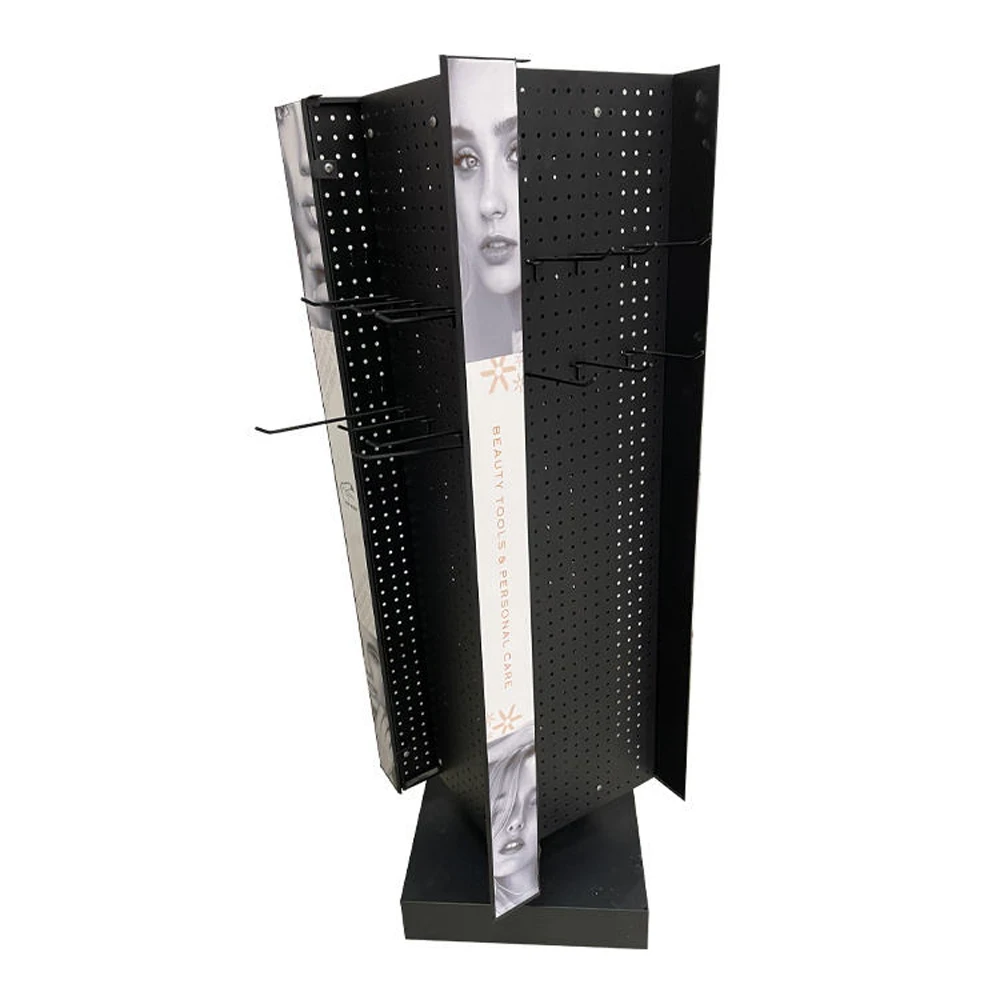 convenience store custom counter Revolving pop floor hitachi tools Pegboard souvenir display rack hook
