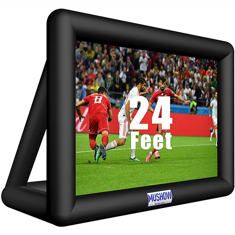 Funny Inflatable Cinema Screen Inflatable Movie Screen Inflatable Advertising Projector For Selling