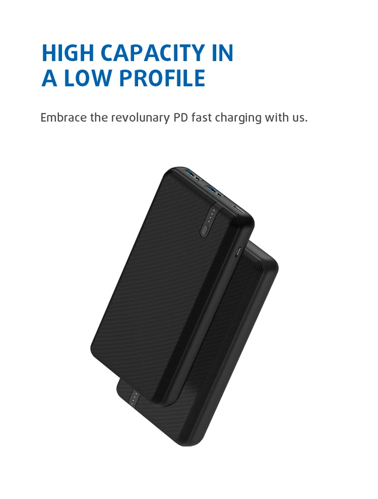  TRUSDA CS5 качественный внешний аккумулятор 15000 мАч с Type C PD 3 0 и двойным USB A QC выходы для универсальных сотовых телефонов