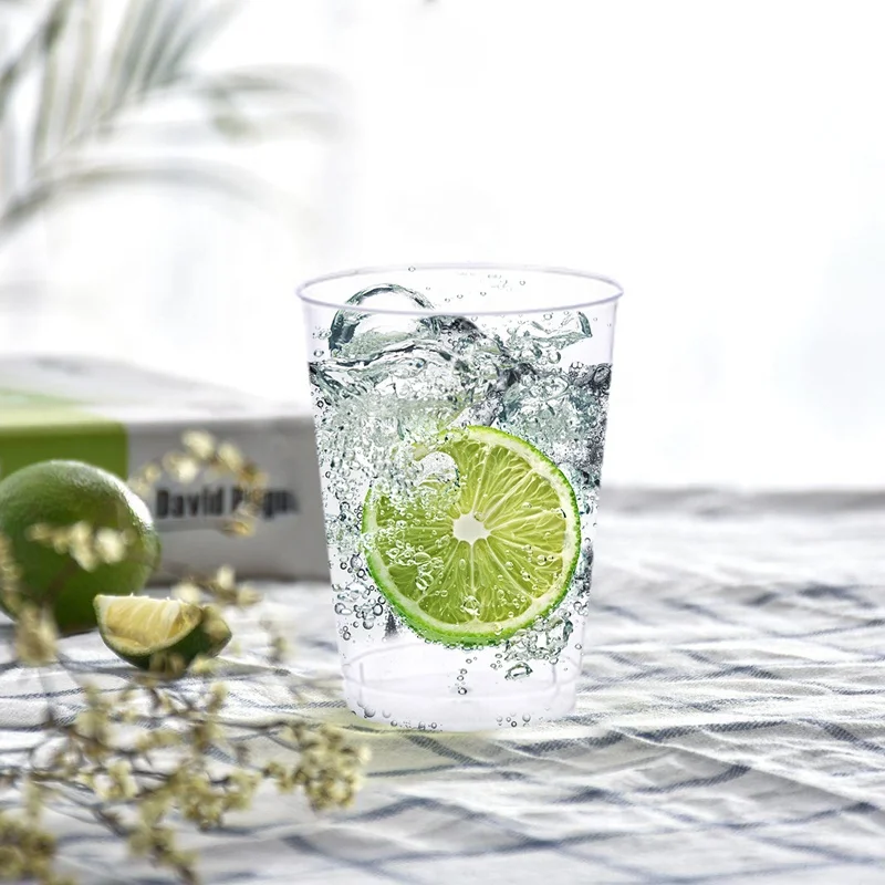 Amazon Choice 5 Stars Elegant Reusable Plastic Drinking Beer Wine Glass Cups