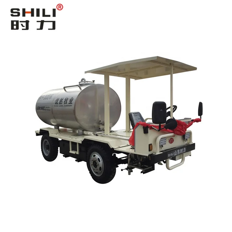 Fresh milk transportation tank truck