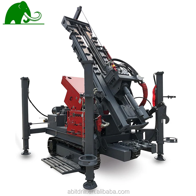 Factory Double Arm Full Hydraulic Hard Rock Drilling Machine for Sale China Water Wells Drilling Rigs 105-300 Mm 89/102 Mm 300mm