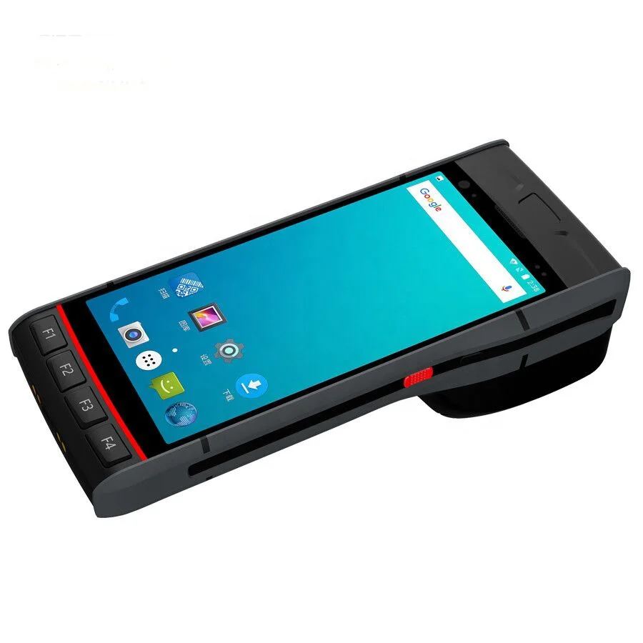 USB C зарядка 16 Гб ПЗУ 5,5 дюймов мобильный телефон с термопринтером встроенный rfid NFC опционально psam карта прочный смартфон