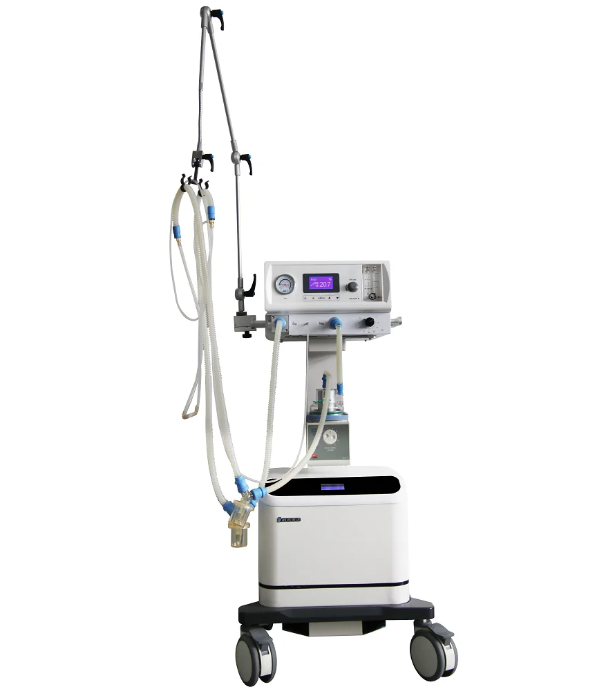  CE ISO Утвержденный неонатальный вентилятор NLF200C передвижной аварийный ICU с воздушным